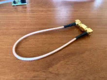 Conector macho de Cable SMA a SMA macho, Cable de conector recto RG316 RF, macho a hembra, ángulo recto, Coaxial RF