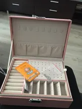 Stud-Ornament Jewelry-Box Storage-Box Earrings Multi-Function Large High-Capacity Double-Layer