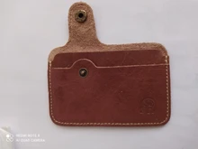 Mini Cartera de cuero Retro Para hombre y mujer, billetera inteligente para tarjetas de crédito y negocios, 2020