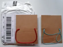 Make a Wish Crown-pulsera de tarjeta de papel tejida con corazón cruzado de cinco estrellas, pulseras de hilo rojo de la suerte ajustables, joyería para mujer