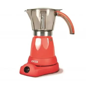 ITALIAN COFFEE MAKER ELECTRIC JOCCA 5449R NETWORK-SYSTEM ALWAYS HOT-TRANSPARENT JUG-6 CUPS-ROTATES 360 ° ON ITS BASEMAN
ITALIAN COFFEE MAKER ELECTRIC JOCCA 5449R NETWORK-SYSTEM ALWAYS HOT-TRANSPARENT JUG-6 CUPS-ROTATES 360 ° ON ITS BASEMAN