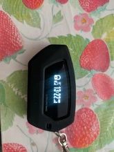 Versión para Rusia 2 vías LCD alarma remota DXL4950 carcasa de silicona para Pandora DX-90BT DX-91Lora cubierta de control remoto bidireccional de coche