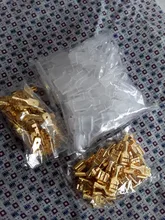 Electrical-Insulating-Sleeve Wire-Wrap-Connector Spade Crimp-Terminals Male/female AWG