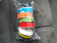 Herramientas de decoración de coche pulido y encerado, esponja de pulido encerado, rueda de esponja de abrillantado para coche, 3 pulgadas, 8 piezas