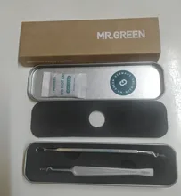 MR.GREEN-agujas para quitar acné, utensilio para quitar espinillas y comedones
