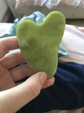 Rodillo masajeador Facial Gua Sha, rascador de doble cabeza, piedra de Jade, Estiramiento Facial de belleza para delgazar, masajeador para cara y cuello, elevación fina