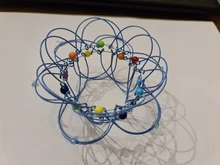 Fidget Juguetes | Juguetes Fidget | Fidget Juguetes Popit hacer magia de acero anillo de hierro de descompresión cesta Flexible suave mágico Juguetes Anti estrés regalos de los niños Juguetes
