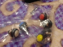 Mini interruptor momentáneo de PBS-33b de 2 pines, 12mm, 12V, 1A, impermeable, desde el reinicio, sin bloqueo, 6 uds.