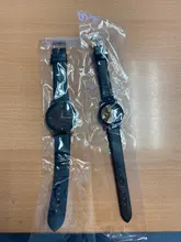 Par de Relojes con esfera de cuarzo para parejas, reloj de pulsera de cuero PU, para hombre y mujer