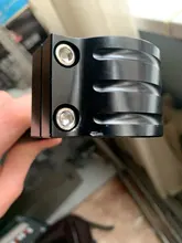 Manillar para motos Cafe Racer, manubrio para competición, clips-on ajustables, diámetro de 31/32/33/35/36/37/39/41/45/48/51mm