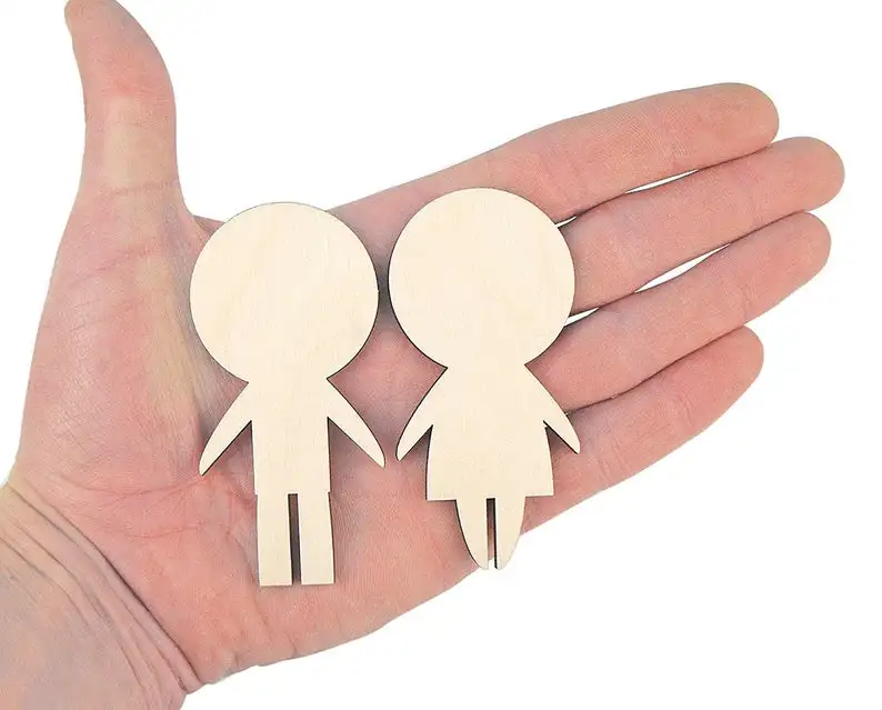 Wooden Boy and Girl (8cm) Shapes Art Projects Craft Supply Decoration Gift Decoupage Ornaments 0318
Wooden Boy and Girl (8cm) Shapes Art Projects Craft Supply Decoration Gift Decoupage Ornaments 0318