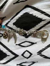 Pulsera SPN inspirada en la TV joyería Supernatural, brazalete de estrella, brazalete de espada, pulsera con cierre de garra de langosta, Sam, Dean, Winchester