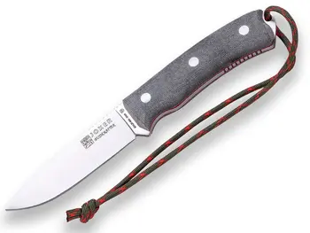 Joker CV120 bushcrafter José Sabater bushcraft knife and bushcrafter survival in micarta.
Joker CV120 bushcrafter José Sabater bushcraft knife and bushcrafter survival in micarta.