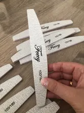 Archivo de clavo de doble lado de la lima de uñas Buffer 100/180 Trimmer de búfer en el arte de uñas Ongle de uñas arte herramienta