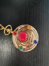 Reloj de bolsillo colorido de Sailor Moon para niños, colgante Vintage, regalo para mujer, Fob, relojes de bolsillo, cadena, collar, venta al por mayor