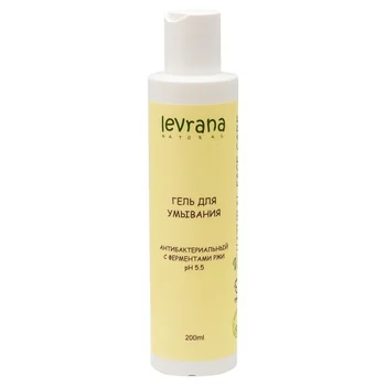 Levrana gel for washing "antibacterial" with rye enzymes
Levrana gel for washing "antibacterial" with rye enzymes