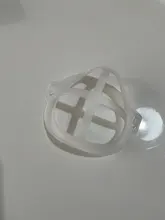 Soporte 3D para mascarilla facial, ayuda a respirar, soporte interior de silicona, válvula transpirable, cuidado de la piel