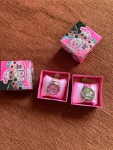 Lol-reloj sorpresa Original, muñeca de dibujos animados de Anime, accesorios de juguete de cuero para niños, regalo de cumpleaños, Navidad y Halloween