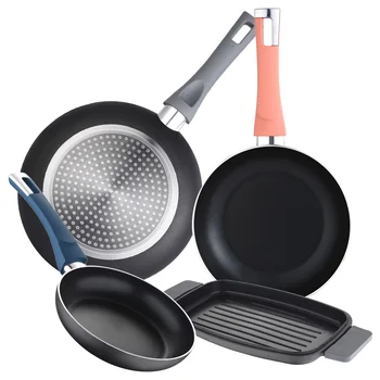 Set of BERGNER pans (18,20,24cm) in aluminium pressed with roaster 32x20x3cm in cast aluminium
Set of BERGNER pans (18,20,24cm) in aluminium pressed with roaster 32x20x3cm in cast aluminium