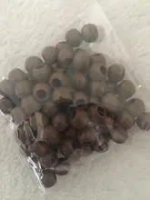 100 unids/lote 8x6mm acrílico espaciador Cuentas grandes cuentas con orificio para la fabricación de la joyería DIY