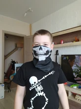 Scarf Neck Balaclava-Masks Ride-Bandana Skull Ghost Halloween Women Ski