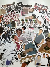 Unids/set de 50/100 Uds., banda de una dirección, grafiti, impermeable, Maleta de viaje, teléfono, portátil, pegatinas de equipaje, para niños y niñas