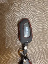 Funda protectora de cuero para llave de 100%, llavero para Pandora DXL 4950 DX-90BT, alarma bidireccional para coche, mando a distancia, LCD