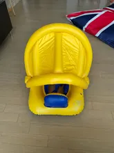 Anillo de natación plegable para bebé, Flotador para bebé, accesorios de piscina, inflable, balsa doble, juguete