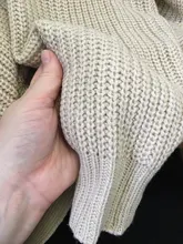 Suéteres de punto para mujer, cárdigan de manga larga, suelto, con cordones, Túnica cálida, suéteres informales, ropa de calle, Otoño e Invierno