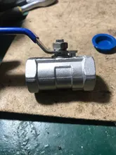 1pc válvula de bola, mujer de acero inoxidable roscado BallValve SS304 BSP 1/4 3/8 1/2 3/4 1 -1/4 1-1/2