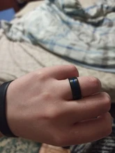 Letdiffery-anillos con surcos Negro Azul, anillos de acero inoxidable Midi para hombre, Charm, joyería para hombre, Dropshipping, gran oferta