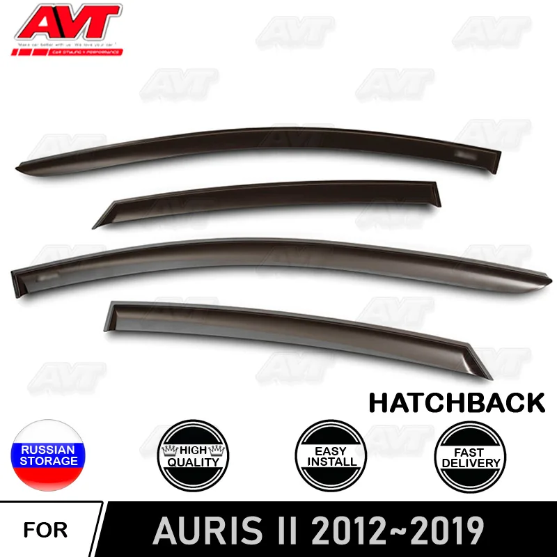Window deflectors for Toyota Auris II 2012~2019 car styling wind deflector guard auto vent visor rain guards cover decor
Window deflectors for Toyota Auris II 2012~2019 car styling wind deflector guard auto vent visor rain guards cover decor