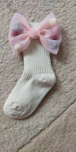 Calcetines de invierno para niñas bebé con lazos grandes, tobilleros para niños, Princesa, además de terciopelo