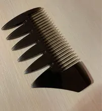 Peine Tenedor de Dientes anchos para peluquería, cepillo de barba, herramienta de estilismo para peluquería, Afro, novedad