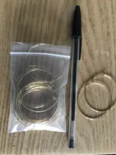 30 unids/lote mujer Acero inoxidable pendientes aros de gran círculo pendiente gancho pendientes de oído pendiente de la joyería de DIY Material de fabricación