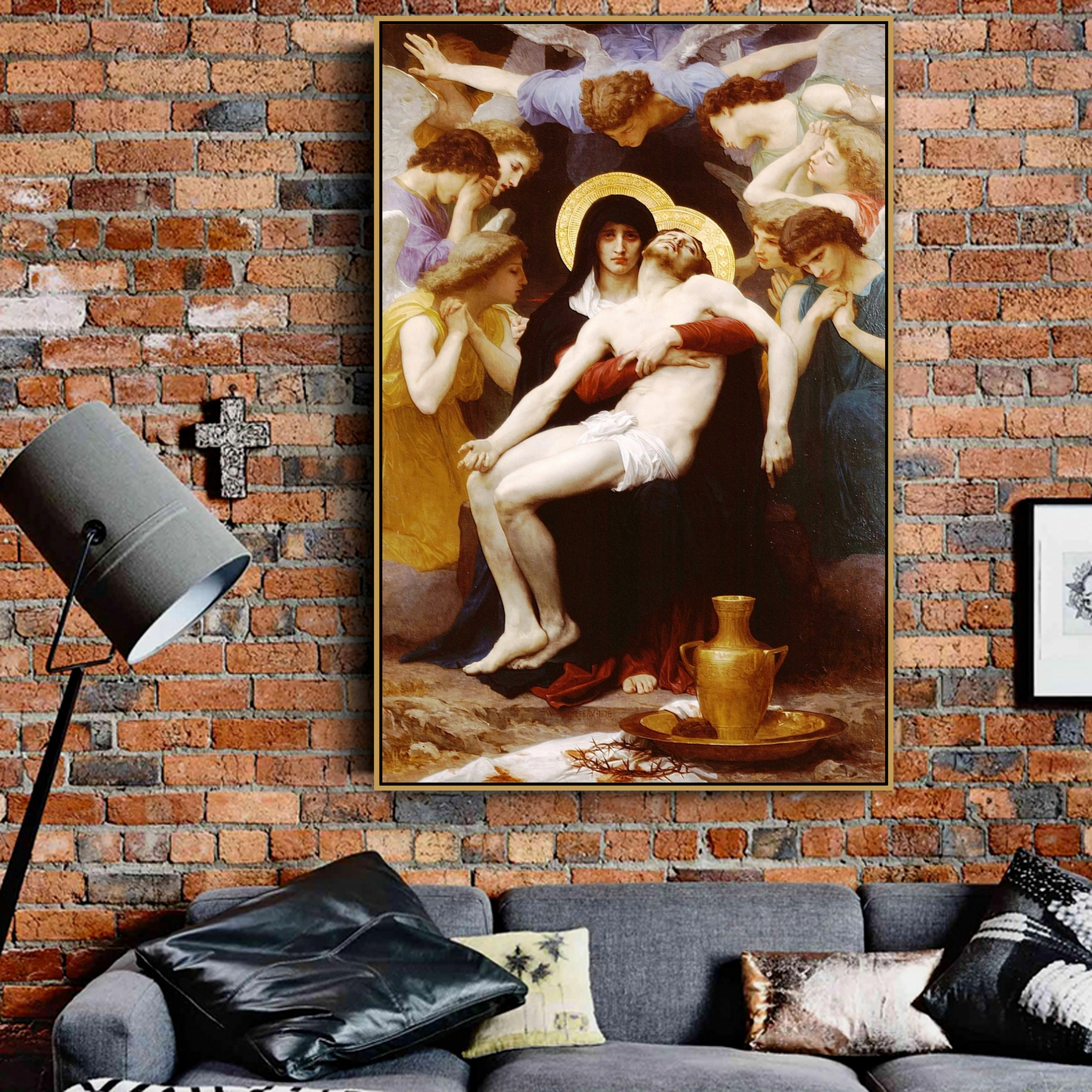 William Adolphe Bouguereau Old Famous Master Artist Pieta Canvas Painting Poster and Print for Living Room Decor POP Wall Art
William Adolphe Bouguereau Old Famous Master Artist Pieta Canvas Painting Poster and Print for Living Room Decor POP Wall Art