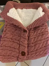 Saco de dormir cálido para bebé recién nacido, saco de dormir de invierno para bebé, manta para bebé