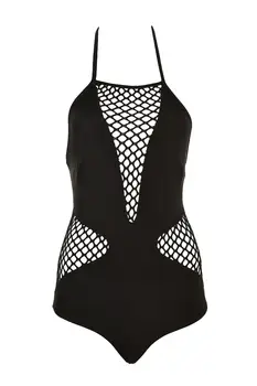 Trendyol Fishnet Detailed Swimsuit TBESS20MA0022 
Trendyol Fishnet Detailed Swimsuit TBESS20MA0022