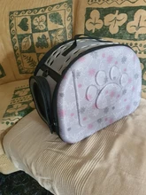 Bolso de hombro transpirable para mascotas, mochila plegable de viaje para el hombro, para exteriores