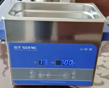 GTSONIC R3 Ultrasonic Cleaner 3L 100W con pantalla digital con calefacción Degas Basket Ultrasonic Bath