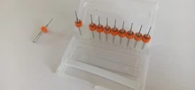 XCAN 0.8mm 10pcs/lot Carbide Micro Drill Bits CNC PCB Drill Bit Set