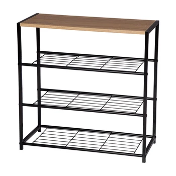 1PC Durable 3 Tiers Wooden Shoe Rack Multi-function Metal Shoe Benches for Hallway Shoes Storage Household Home Organizer
1PC Durable 3 Tiers Wooden Shoe Rack Multi-function Metal Shoe Benches for Hallway Shoes Storage Household Home Organizer