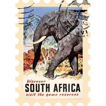 South Africa souvenir magnet vintage tourist poster
South Africa souvenir magnet vintage tourist poster