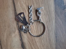 LLavero de microscopio de ciencia para medicina, llavero de equipo de microscopio para medicina, regalo escolar, joyería, Doctor Molecular, DNA, 1 Uds.