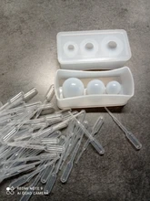 Molde de bola de estrella de silicona, esfera de Gel, gota de cristal, 25, 20, 15mm, multi-tamaño, nuevo