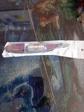 FnLune hombres recto peluquería de afeitar de pelo en el sobaco pelo púbico navaja plegable herramienta de depilación y 1 hoja El estilista sostiene una navaja y envía una cuchilla para afeitar el vello de las axilas