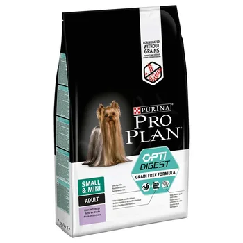 Pro Plan GrainFree Сухой корм для взрослых собак малых пород с чувствительным пищеварением, Индейка, 7 кг
Pro Plan GrainFree Сухой корм для взрослых собак малых пород с чувствительным пищеварением, Индейка, 7 кг