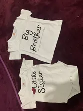 Mono con letras de manga corta a juego para bebés y niños, Camiseta de algodón, 1 Uds.