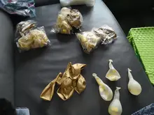 20 piezas de globos con confeti dorado para Decoración de cumpleaños, globos cromados metálicos para fiesta de niños, boda, aniversario