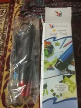 Pistola de calor de 220V, herramienta eléctrica de aire caliente de 300W, pistola de temperatura con soporte de asiento de plástico retráctil, color DIY